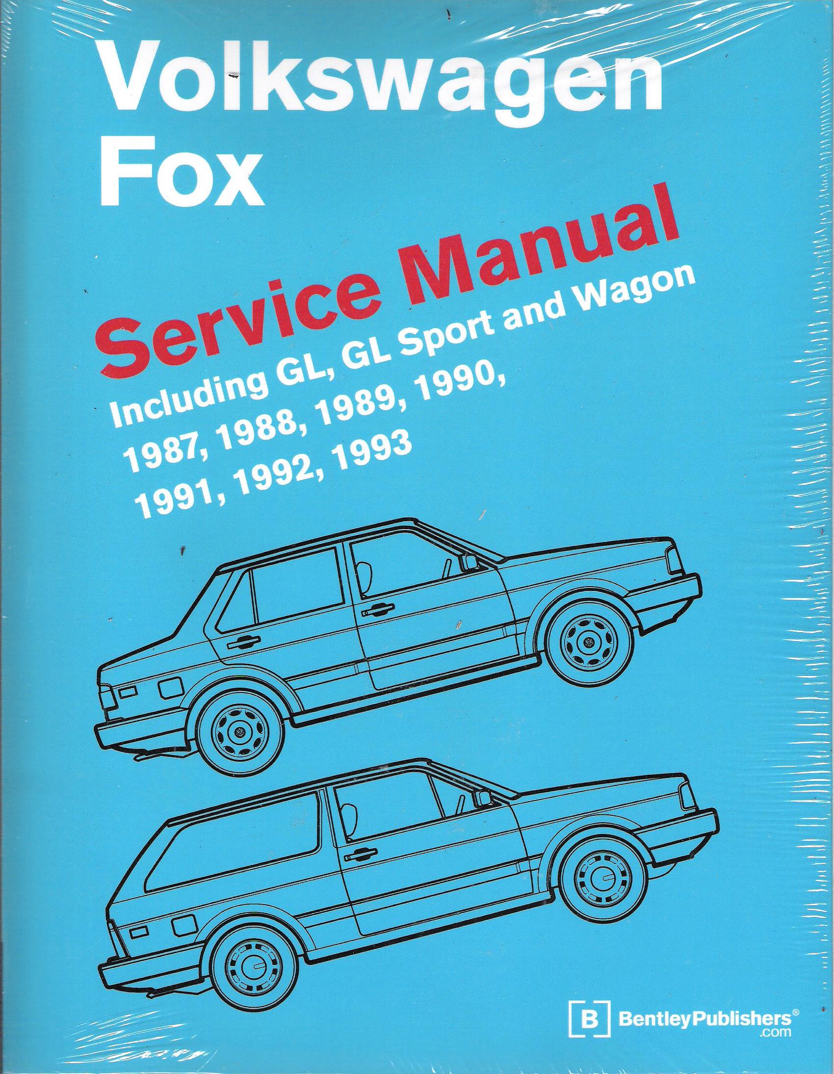 1997-1993 Volkswagen Fox Bentley Factory Service Repair Manual